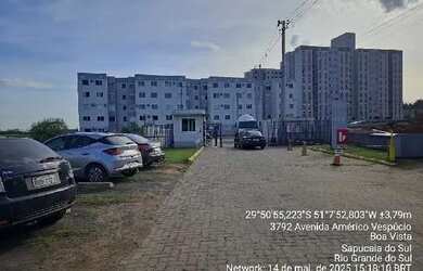 Imagem: O apartamento possui 2 Dormitórios, 1 Banheiro, 1 Vaga na garagem