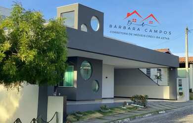 Imagem: A casa em condomínio possui 4 Dormitórios, 4 Banheiros, 2