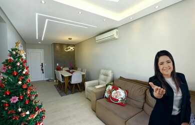 Imagem: O apartamento possui 3 Dormitórios, 2 Banheiros, 1 Vaga na