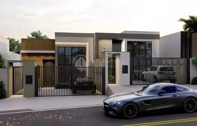 Imagem: A casa possui 3 Dormitórios, 3 Banheiros, 2 Vagas na garagem