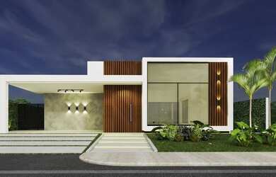 Imagem: A casa em condomínio possui 3 Dormitórios, 3 Banheiros, 2