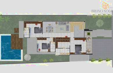 Imagem 8: casa no jardins do lago a venda com 4 suites e piscina privativa no quintal