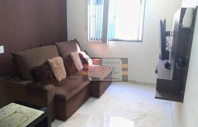 Imagem: O apartamento possui 2 Dormitórios, 1 Banheiro, 1 Vaga na garagem