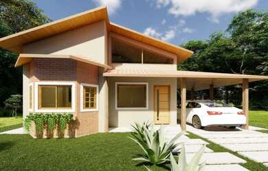 Imagem: A casa em condomínio possui 2 Dormitórios, 2 Banheiros, 2