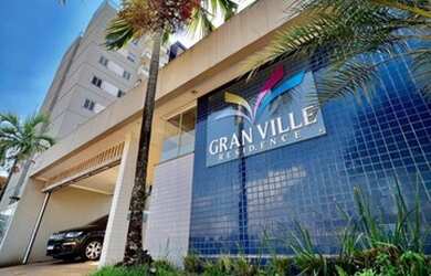 Imagem: O apartamento possui 1 Dormitório, 1 Banheiro, 1 Vaga na garagem