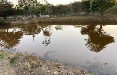 Imagem: A chácara possui 10.000m² de Área e está localizado em