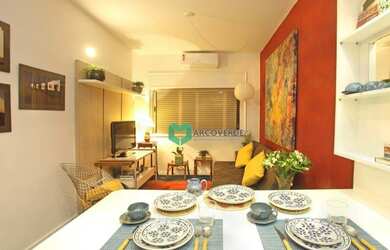 Imagem: O apartamento possui 1 Dormitório, 1 Banheiro, 40m² de Área