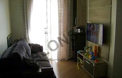 Imagem: O apartamento possui 2 Dormitórios, 1 Banheiro, 1 Vaga na garagem