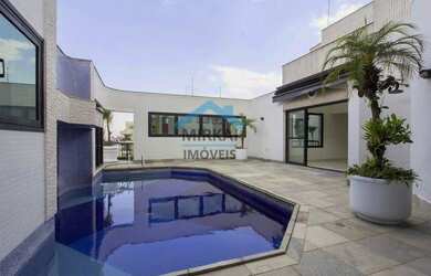 Imagem: O apartamento na cobertura possui 5 Dormitórios, 5 Banheiros