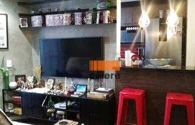 Imagem: O apartamento possui 2 Dormitórios, 1 Banheiro, 1 Vaga na garagem