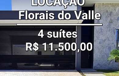 Imagem: A casa em condomínio possui 4 Dormitórios, 5 Banheiros, 4