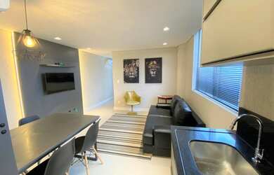 Imagem: O studio possui 1 Dormitório, 1 Banheiro, 34m² de Área, Imóvel