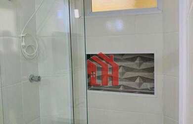 Imagem 7: Apartamento de 41m2, sala living, vaga para moto, Boqueirão, Santos