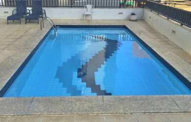 Imagem: O apartamento possui 1 Dormitório, Acomodam 4 pessoas, 1 Vaga