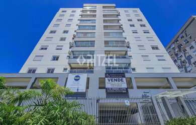 Imagem: O apartamento possui 1 Dormitório, 1 Banheiro, 1 Vaga na garagem