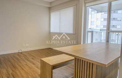 Imagem: O apartamento possui 1 Dormitório, 2 Banheiros, 1 Vaga na garagem