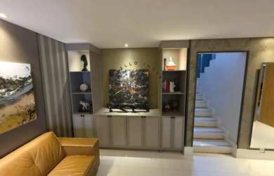 Imagem: A casa em condomínio possui 4 Dormitórios, 5 Banheiros, 4