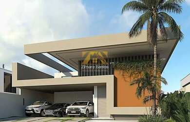 Imagem: A casa possui 4 Dormitórios, 5 Banheiros, 5 Vagas na garagem