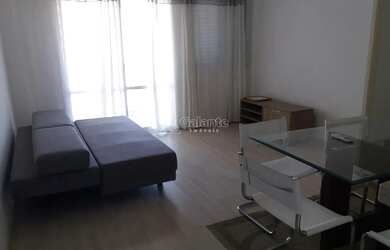 Imagem: O apartamento possui 1 Dormitório, 2 Banheiros, 1 Vaga na garagem