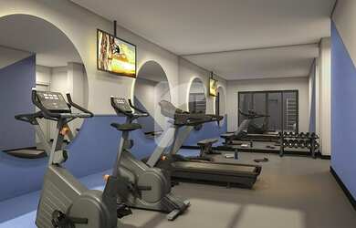 Imagem: A kitnet possui 1 Dormitório, 1 Banheiro, 27m² de Área e