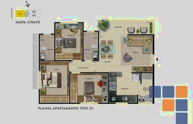 Imagem 1: Cobertura à venda, 75 m² por R$ 595.101,20 - Novo Horizonte - Sabará/MG