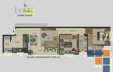 Imagem 4: Cobertura à venda, 75 m² por R$ 595.101,20 - Novo Horizonte - Sabará/MG