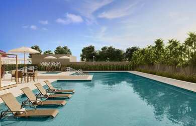 Imagem: O apartamento possui 3 Dormitórios, 2 Banheiros, 1 Vaga na