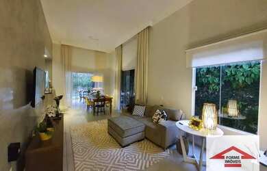 Imagem: A casa em condomínio possui 3 Dormitórios, 4 Banheiros, 2