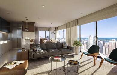 Imagem 1: Excelente apartamento com 2 dormitórios, sendo 1 suíte, 80,22m² e uma vaga de garagem, no