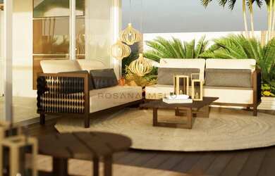 Imagem 5: Apartamento com 4 quartos, 133m², lavabo, varanda gourmet, dependência completa, 2 vagas d