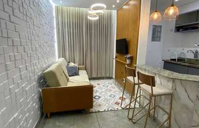 Imagem: O apartamento possui 1 Dormitório, 1 Banheiro, 50m² de Área