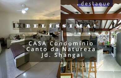 Imagem: A casa em condomínio possui 3 Dormitórios, 2 Banheiros, 2