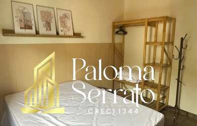 Imagem: A kitnet possui 1 Dormitório, 1 Banheiro, 1 Vaga na garagem