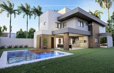 Imagem 2: casa no jardins do lago a venda com 4 suites e piscina privativa no quintal