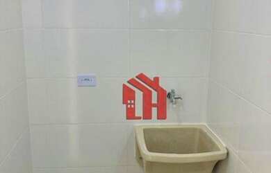 Imagem 5: Apartamento de 41m2, sala living, vaga para moto, Boqueirão, Santos