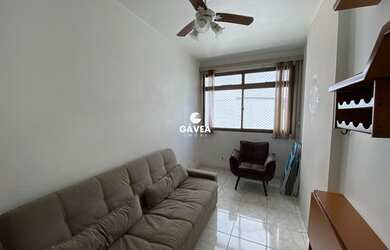 Imagem: O apartamento possui 1 Dormitório, 2 Banheiros, 1 Vaga na garagem