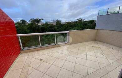 Imagem: O apartamento na cobertura possui 3 Dormitórios, 5 Banheiros