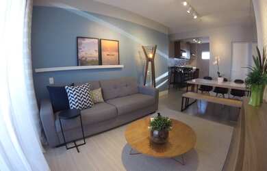 Imagem: O apartamento possui 2 Dormitórios, 2 Banheiros, 2 Vagas na