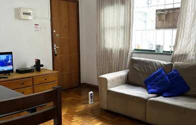 Imagem: O apartamento possui 1 Dormitório, Acomodam 4 pessoas e Imóvel