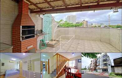 Imagem: O apartamento na cobertura à venda possui 3 Dormitórios, 3