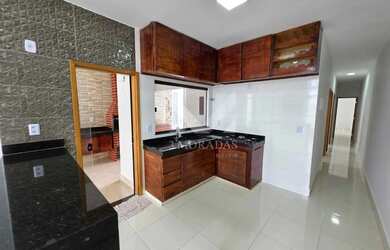 Imagem 6: Casa 3Q no Jardim Itaipu. Churrasqueira, Varanda, 108m² de Áreae2 Vagas...