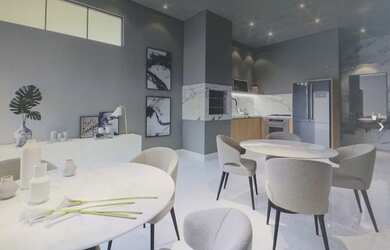 Imagem: O apartamento possui 2 Dormitórios, 1 Banheiro, 1 Vaga na garagem