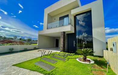 Imagem: A casa em condomínio possui 3 Dormitórios, 4 Banheiros, 2