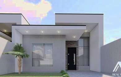 Imagem: A casa em condomínio possui 3 Dormitórios, 1 Banheiro, 2 Vagas