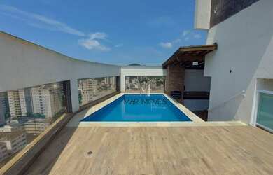 Imagem: O apartamento na cobertura possui 3 Dormitórios, 4 Banheiros