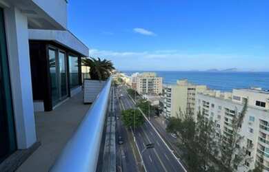 Imagem: O apartamento na cobertura possui 4 Dormitórios, 3 Banheiros