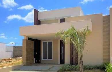 Imagem: A casa em condomínio possui 3 Dormitórios, 2 Banheiros, 2