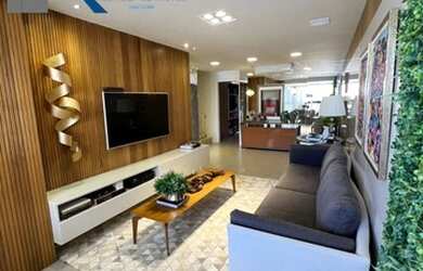 Imagem: O apartamento na cobertura possui 4 Dormitórios, 5 Banheiros