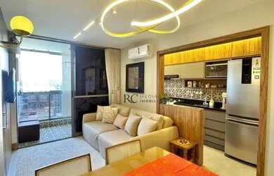 Imagem: O apartamento possui 1 Dormitório, 1 Banheiro, 1 Vaga na garagem