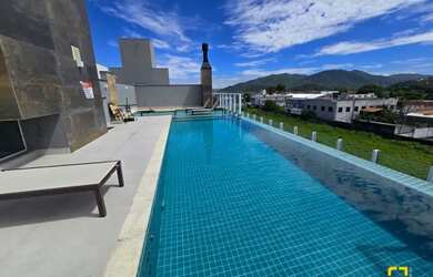 Imagem: O apartamento possui 1 Dormitório, 1 Banheiro, 1 Vaga na garagem